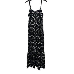 SO black and white floral maxi Size L